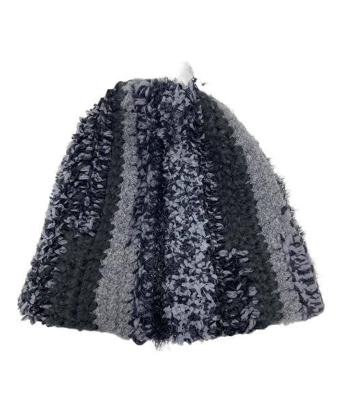SUPREME（シュプリーム）SUPREME (シュプリーム) ニット帽 Tinsel Stripe Beanie（ティンセル ストライプ ビーニー） ブラック サイズ:実寸サイズにてご確認ください。の古着・服飾アイテム