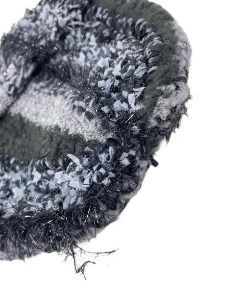 SUPREME（シュプリーム）SUPREME (シュプリーム) ニット帽 Tinsel Stripe Beanie（ティンセル ストライプ ビーニー） ブラック サイズ:実寸サイズにてご確認ください。の古着・服飾アイテム