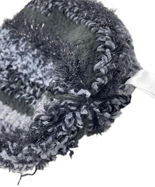 SUPREME（シュプリーム）SUPREME (シュプリーム) ニット帽 Tinsel Stripe Beanie（ティンセル ストライプ ビーニー） ブラック サイズ:実寸サイズにてご確認ください。の古着・服飾アイテム