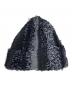 中古・古着 SUPREME (シュプリーム) ニット帽 Tinsel Stripe Beanie（ティンセル ストライプ ビーニー） ブラック サイズ:実寸サイズにてご確認ください。：9000円