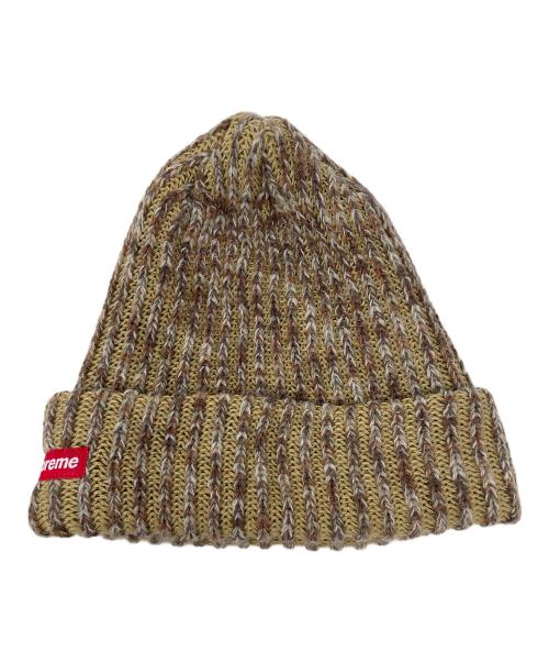 SUPREME（シュプリーム）SUPREME (シュプリーム) ニット帽 Rainbow Loose Gauge Beanie（レインボー・ルーズ・ゲージ・ビーニー） ベージュ サイズ:実寸サイズにてご確認ください。の古着・服飾アイテム