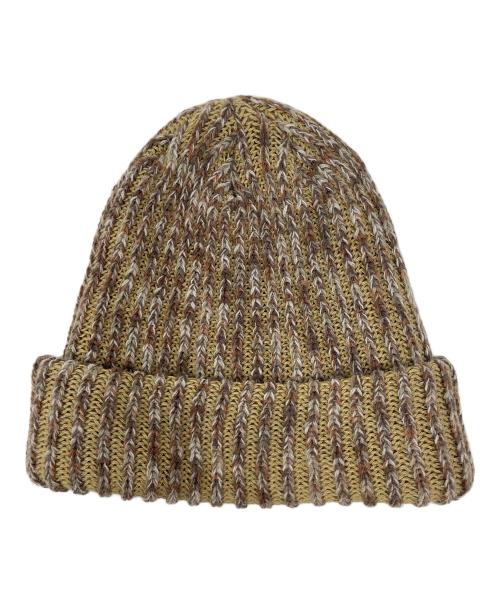 SUPREME（シュプリーム）SUPREME (シュプリーム) ニット帽 Rainbow Loose Gauge Beanie（レインボー・ルーズ・ゲージ・ビーニー） ベージュ サイズ:実寸サイズにてご確認ください。の古着・服飾アイテム