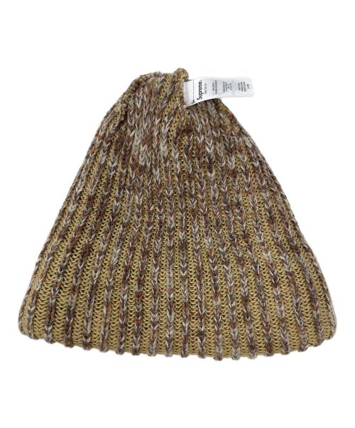 SUPREME（シュプリーム）SUPREME (シュプリーム) ニット帽 Rainbow Loose Gauge Beanie（レインボー・ルーズ・ゲージ・ビーニー） ベージュ サイズ:実寸サイズにてご確認ください。の古着・服飾アイテム