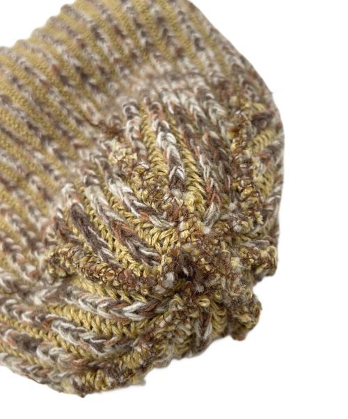 SUPREME（シュプリーム）SUPREME (シュプリーム) ニット帽 Rainbow Loose Gauge Beanie（レインボー・ルーズ・ゲージ・ビーニー） ベージュ サイズ:実寸サイズにてご確認ください。の古着・服飾アイテム