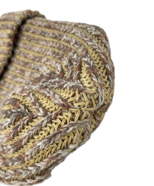 SUPREME（シュプリーム）SUPREME (シュプリーム) ニット帽 Rainbow Loose Gauge Beanie（レインボー・ルーズ・ゲージ・ビーニー） ベージュ サイズ:実寸サイズにてご確認ください。の古着・服飾アイテム