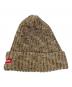 SUPREME (シュプリーム) ニット帽 Rainbow Loose Gauge Beanie（レインボー・ルーズ・ゲージ・ビーニー） ベージュ サイズ:実寸サイズにてご確認ください。：9000円
