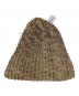 中古・古着 SUPREME (シュプリーム) ニット帽 Rainbow Loose Gauge Beanie（レインボー・ルーズ・ゲージ・ビーニー） ベージュ サイズ:実寸サイズにてご確認ください。：9000円