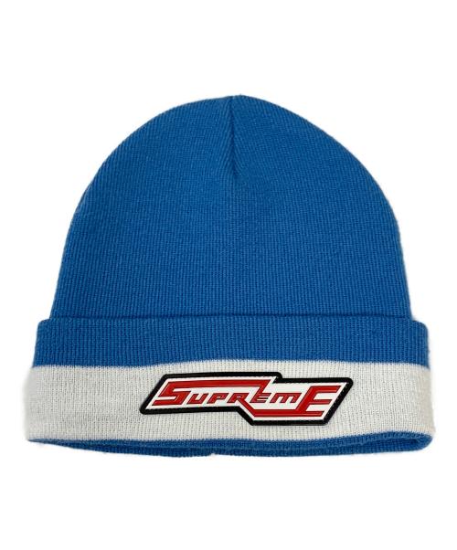 SUPREME（シュプリーム）Supreme (シュプリーム) ニット帽 Cuff Stripe Beanie（カフ ストライプ ビーニー） スカイブルー サイズ:実寸サイズにてご確認ください。の古着・服飾アイテム
