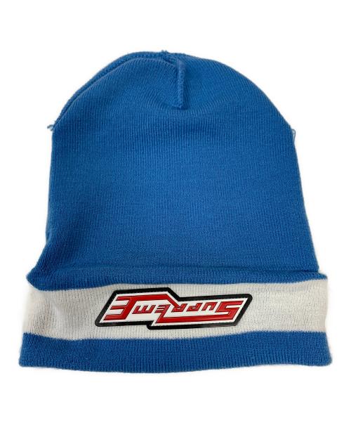 SUPREME（シュプリーム）Supreme (シュプリーム) ニット帽 Cuff Stripe Beanie（カフ ストライプ ビーニー） スカイブルー サイズ:実寸サイズにてご確認ください。の古着・服飾アイテム