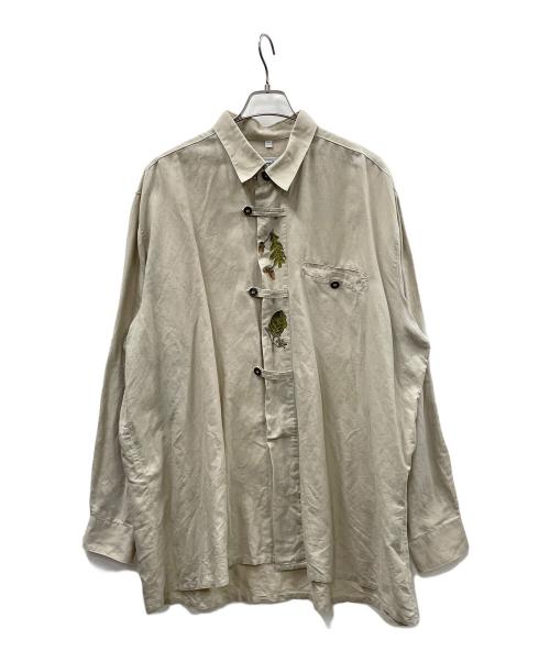 DeSigners Club（デザイナーズ・クラブ）DeSigners Club (デザイナーズ・クラブ) 長袖シャツ アイボリー サイズ:XXＬの古着・服飾アイテム