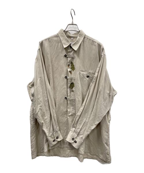 DeSigners Club（デザイナーズ・クラブ）DeSigners Club (デザイナーズ・クラブ) 長袖シャツ アイボリー サイズ:XXＬの古着・服飾アイテム