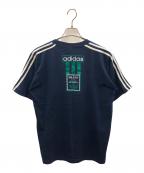 adidasアディダス）の古着「Tシャツ」｜ネイビー