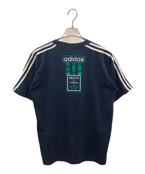 adidas（アディダス）adidas (アディダス) Tシャツ ネイビー サイズ:Lの古着・服飾アイテム