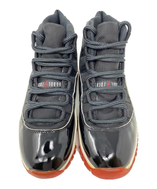 NIKE（ナイキ）NIKE (ナイキ) ハイカットスニーカー AIR JORDAN11 OG（エア ジョーダン 11 OG） ブラック×レッド サイズ:25.5cmの古着・服飾アイテム