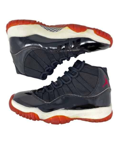 NIKE（ナイキ）NIKE (ナイキ) ハイカットスニーカー AIR JORDAN11 OG（エア ジョーダン 11 OG） ブラック×レッド サイズ:25.5cmの古着・服飾アイテム