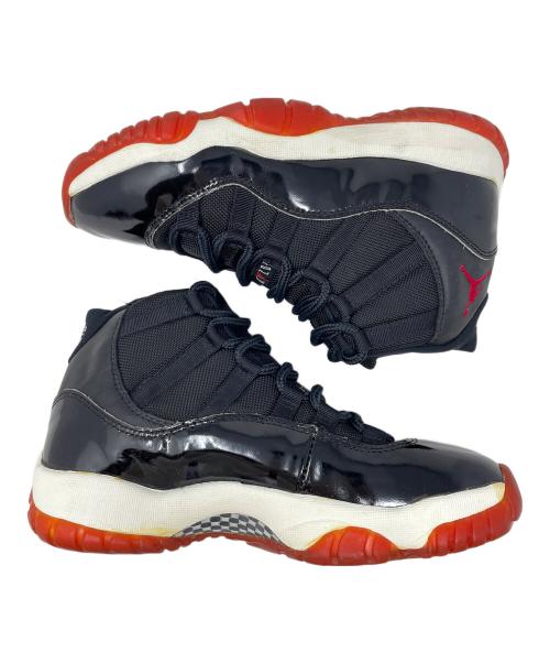 NIKE（ナイキ）NIKE (ナイキ) ハイカットスニーカー AIR JORDAN11 OG（エア ジョーダン 11 OG） ブラック×レッド サイズ:25.5cmの古着・服飾アイテム