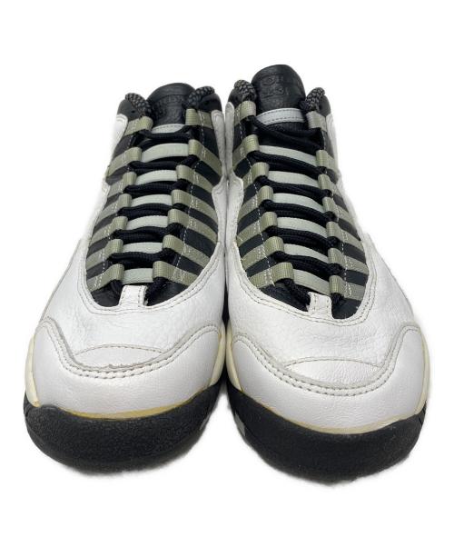 NIKE（ナイキ）NIKE (ナイキ) ハイカットスニーカー AIR JORDAN 10 OG（エア ジョーダン 10 OG） ホワイト×ブラック サイズ:25.5cmの古着・服飾アイテム