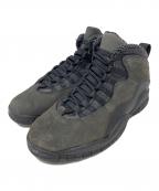NIKEナイキ）の古着「ハイカットスニーカー AIR JORDAN 10（エア ジョーダン 10）」｜ブラック