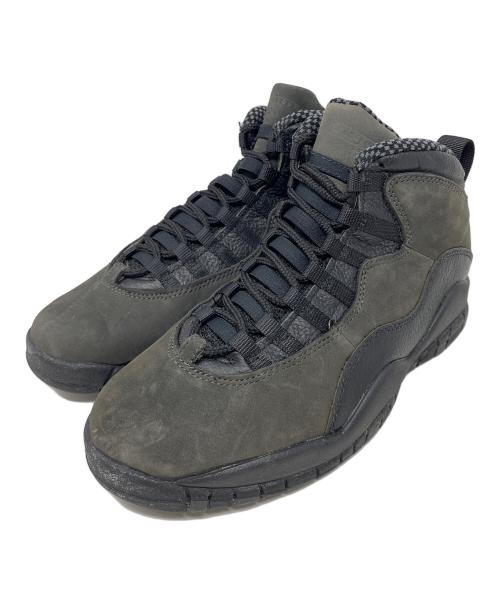 NIKE（ナイキ）NIKE (ナイキ) ハイカットスニーカー AIR JORDAN 10（エア ジョーダン 10） ブラック サイズ:25.5cmの古着・服飾アイテム