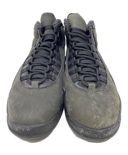 NIKE（ナイキ）NIKE (ナイキ) ハイカットスニーカー AIR JORDAN 10（エア ジョーダン 10） ブラック サイズ:25.5cmの古着・服飾アイテム