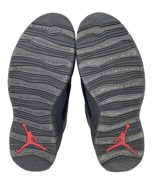 NIKE（ナイキ）NIKE (ナイキ) ハイカットスニーカー AIR JORDAN 10（エア ジョーダン 10） ブラック サイズ:25.5cmの古着・服飾アイテム
