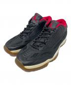 NIKEナイキ）の古着「ローカットスニーカー AIR JORDAN 11 LOW（エア ジョーダン 11 ロー）」｜ブラック×レッド