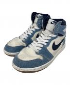NIKEナイキ）の古着「ハイカットスニーカー Air Jordan 1 Retro High OG（エアジョーダン1 レトロ ハイ OG）」｜インディゴ×アイボリー