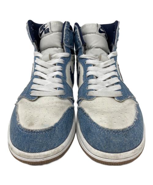 NIKE（ナイキ）NIKE (ナイキ) ハイカットスニーカー Air Jordan 1 Retro High OG（エアジョーダン1 レトロ ハイ OG） インディゴ×アイボリー サイズ:23.5cmの古着・服飾アイテム