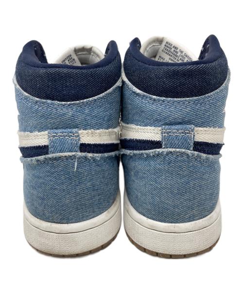 NIKE（ナイキ）NIKE (ナイキ) ハイカットスニーカー Air Jordan 1 Retro High OG（エアジョーダン1 レトロ ハイ OG） インディゴ×アイボリー サイズ:23.5cmの古着・服飾アイテム