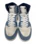NIKE (ナイキ) ハイカットスニーカー Air Jordan 1 Retro High OG（エアジョーダン1 レトロ ハイ OG） インディゴ×アイボリー サイズ:23.5cm：10000円