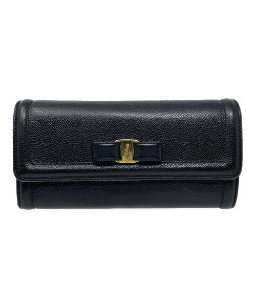 Salvatore Ferragamo（サルヴァトーレ フェラガモ）Salvatore Ferragamo (サルヴァトーレ フェラガモ) 長財布 ヴァラリボン サイズ:実寸サイズにてご確認ください。の古着・服飾アイテム