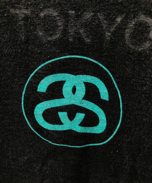 stussy（ステューシー）stussy (ステューシー) ワールドツアーT ブラック サイズ:Lの古着・服飾アイテム