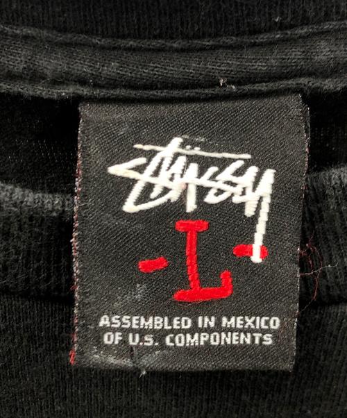 stussy（ステューシー）stussy (ステューシー) ワールドツアーT ブラック サイズ:Lの古着・服飾アイテム