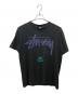 stussy（ステューシー）の古着「ワールドツアーT」｜ブラック