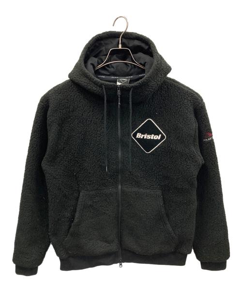 Bristol（ブリストル）Bristol (ブリストル) ボアジャケット POLARTEC BOA FLEECE BIG STAR HOODIE（ポーラテック ボア フリース ビッグスター フーディー） ブラック サイズ:Mの古着・服飾アイテム