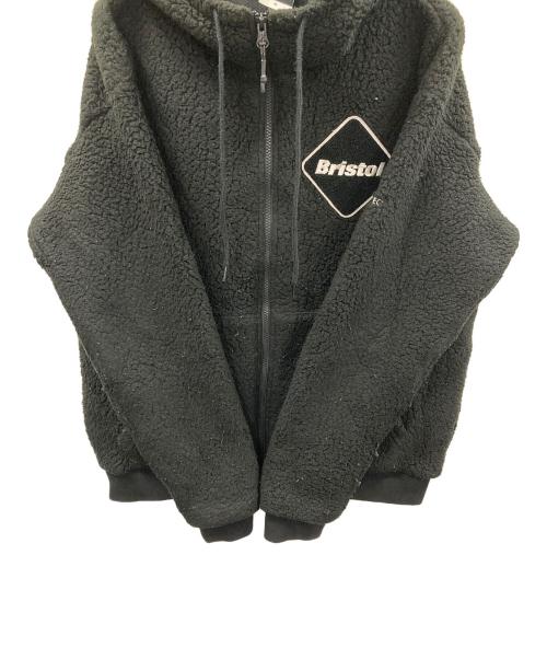 Bristol（ブリストル）Bristol (ブリストル) ボアジャケット POLARTEC BOA FLEECE BIG STAR HOODIE（ポーラテック ボア フリース ビッグスター フーディー） ブラック サイズ:Mの古着・服飾アイテム