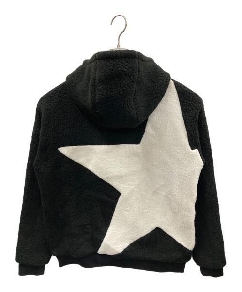 Bristol（ブリストル）Bristol (ブリストル) ボアジャケット POLARTEC BOA FLEECE BIG STAR HOODIE（ポーラテック ボア フリース ビッグスター フーディー） ブラック サイズ:Mの古着・服飾アイテム