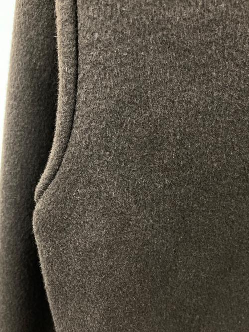 JOURNAL STANDARD relume（ジャーナルスタンダード レリューム）JOURNAL STANDARD relume (ジャーナルスタンダード レリューム) ラナウール ノーカラーコート ブラウン サイズ:Mの古着・服飾アイテム