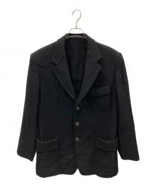 YOHJI YAMAMOTO（ヨウジヤマモト）の古着「チェスターコート 3ボタンジャケット」｜ブラック