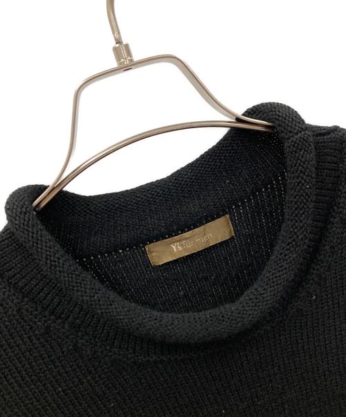 Y's for men（ワイズフォーメン）Y's for men (ワイズフォーメン) ニット ハイネックウールセーター ブラック サイズ:実寸サイズにてご家訓ください。の古着・服飾アイテム