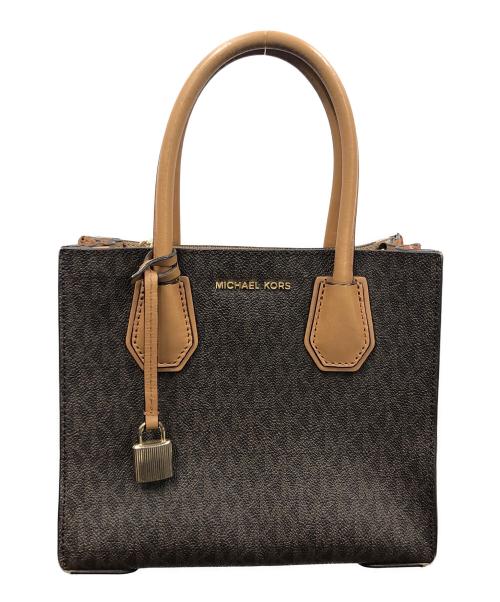 MICHAEL KORS（マイケルコース）MICHAEL KORS (マイケルコース) ハンドバッグ ブラウン サイズ:実寸サイズにてご確認ください。の古着・服飾アイテム