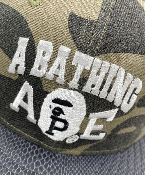 New Era（ニューエラ）New Era (ニューエラ) A BATHING APE (アベイシングエイプ) キャップ オリーブ サイズ:実寸サイズにてご確認ください。の古着・服飾アイテム