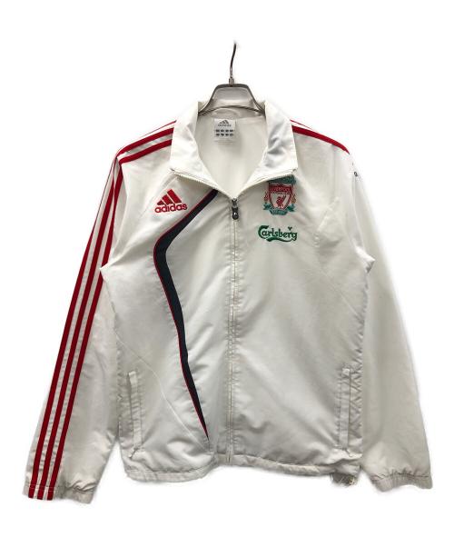 adidas（アディダス）adidas (アディダス) ナイロンジャケット ホワイト サイズ:Mの古着・服飾アイテム