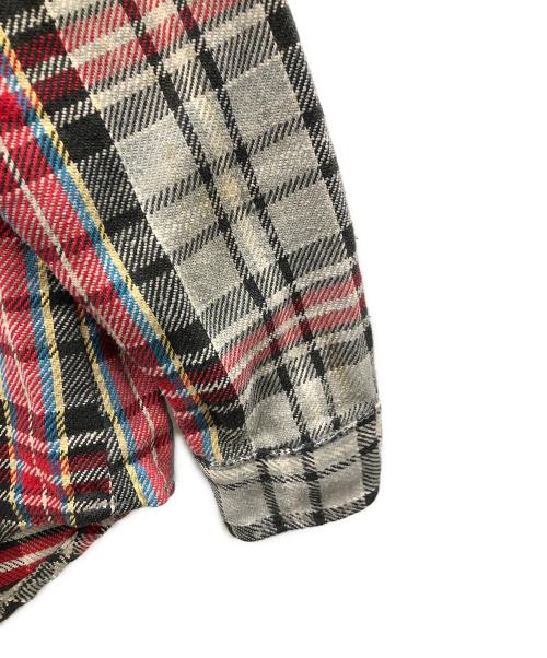 JC Pennry（JCペニー）JC Pennry (JCペニー) big mac (ビッグマック) ヘビーネルシャツ グレー サイズ:Mの古着・服飾アイテム