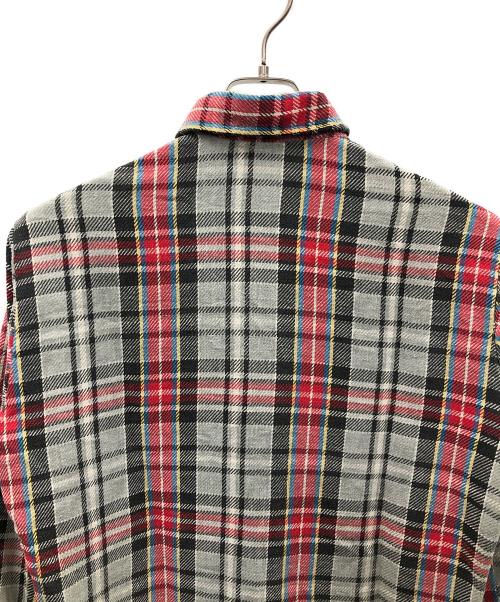 JC Pennry（JCペニー）JC Pennry (JCペニー) big mac (ビッグマック) ヘビーネルシャツ グレー サイズ:Mの古着・服飾アイテム