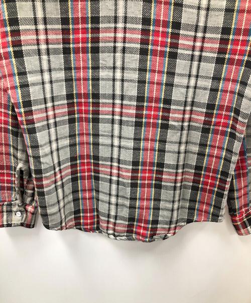 JC Pennry（JCペニー）JC Pennry (JCペニー) big mac (ビッグマック) ヘビーネルシャツ グレー サイズ:Mの古着・服飾アイテム