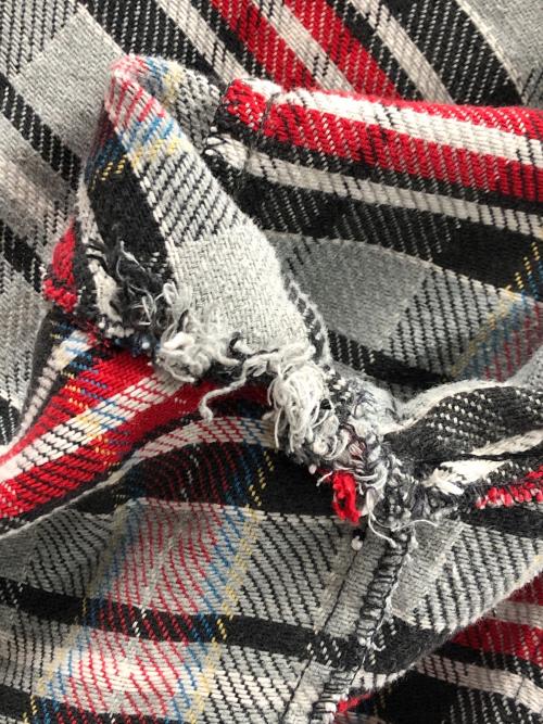 JC Pennry（JCペニー）JC Pennry (JCペニー) big mac (ビッグマック) ヘビーネルシャツ グレー サイズ:Mの古着・服飾アイテム