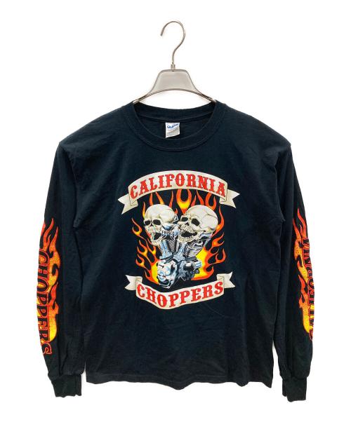 GILDAN（ギルダン）GILDAN (ギルダン) 長袖Tシャツ FRISCO CHOPPERS（フリスコ チョッパーズ） ブラック サイズ:Mの古着・服飾アイテム