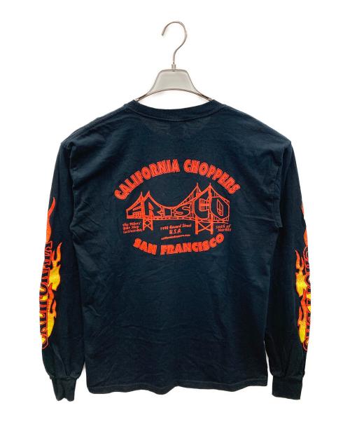 GILDAN（ギルダン）GILDAN (ギルダン) 長袖Tシャツ FRISCO CHOPPERS（フリスコ チョッパーズ） ブラック サイズ:Mの古着・服飾アイテム