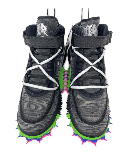 NIKE（ナイキ）NIKE (ナイキ) OFFWHITE (オフホワイト) ローカットスニーカー Air Force 1 Mid（エアフォース1 ミッド） ブラック サイズ:27.5cm 未使用品の古着・服飾アイテム